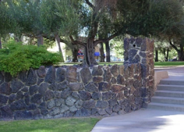 Lava Rock Wall 2011